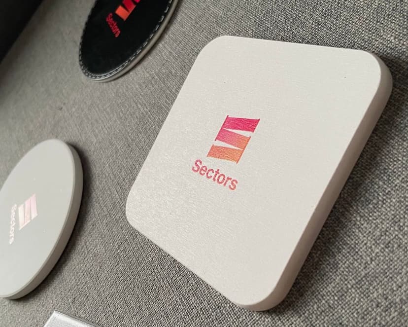 Sectors Diatomite Coaster