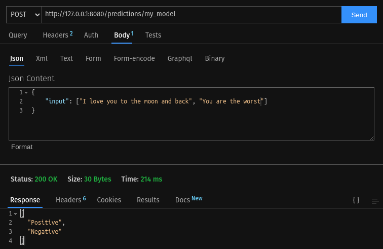 prediction example