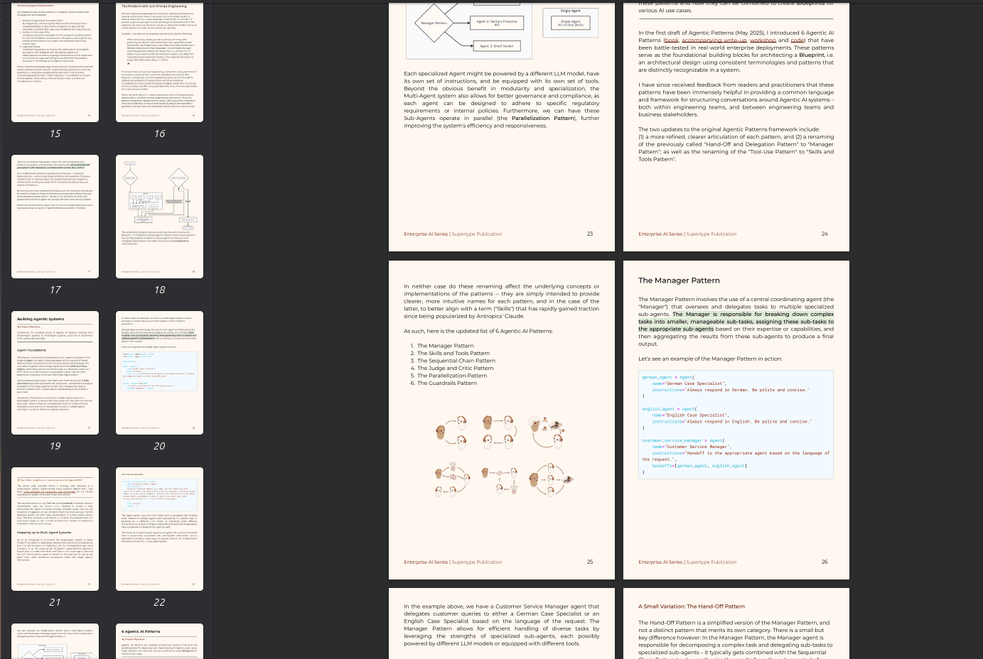 Agentic Patterns for enterprise applications